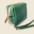 Mini Zipper Bag with Wristlet - Green by CASUPO