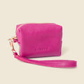 Mini Zipper Bag with Wristlet - Pink by CASUPO