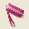 Mini Zipper Bag with Wristlet - Pink by CASUPO