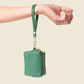 Mini Zipper Bag with Wristlet - Green by CASUPO