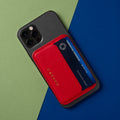Mag Safe Leather Wallet with RFID - Red by CASUPO