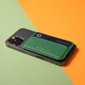 Mag Safe Leather Wallet with RFID - Green by CASUPO