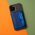 Mag Safe Leather Wallet with RFID - Cobalt by CASUPO