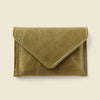 Mini Envelope Wallet With RFID protection - Olive