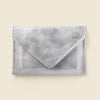 Mini Envelope Wallet With RFID protection - Silver Glitter