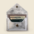 Mini Envelope Wallet With RFID protection - Silver Glitter by CASUPO