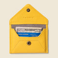 Mini Envelope Wallet With RFID protection - Sunny Yellow by CASUPO