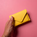 Mini Envelope Wallet With RFID protection - Sunny Yellow by CASUPO