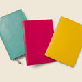 Refillable A5 Leather Notebook Cover – Teal by CASUPO