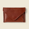 Mini Envelope Wallet with RFID Protection - Chocolate by CASUPO