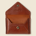 Mini Envelope Wallet with RFID Protection - Chocolate by CASUPO