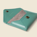 Mini Envelope Wallet With RFID protection - Teal by CASUPO