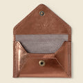 Mini Envelope Wallet With RFID protection - Bronze by CASUPO