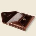 Mini Envelope Wallet With RFID protection - Bronze by CASUPO