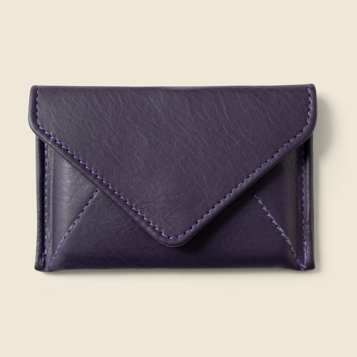 Mini Envelope Wallet With RFID protection - Eggplant by CASUPO