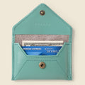 Mini Envelope Wallet With RFID protection - Teal by CASUPO