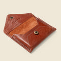 Mini Envelope Wallet with RFID Protection - Chocolate by CASUPO