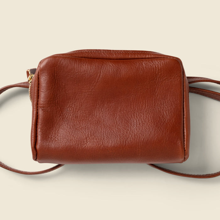 Leather Fanny Pack - Chocolate by CASUPO