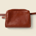 Leather Fanny Pack - Chocolate by CASUPO