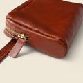 Leather Fanny Pack - Chocolate by CASUPO