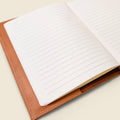 Refillable A5 Leather Notebook Cover – Natural by CASUPO
