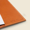 Refillable A5 Leather Notebook Cover – Natural by CASUPO