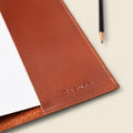 Refillable A5 Leather Notebook Cover – Chocolate by CASUPO