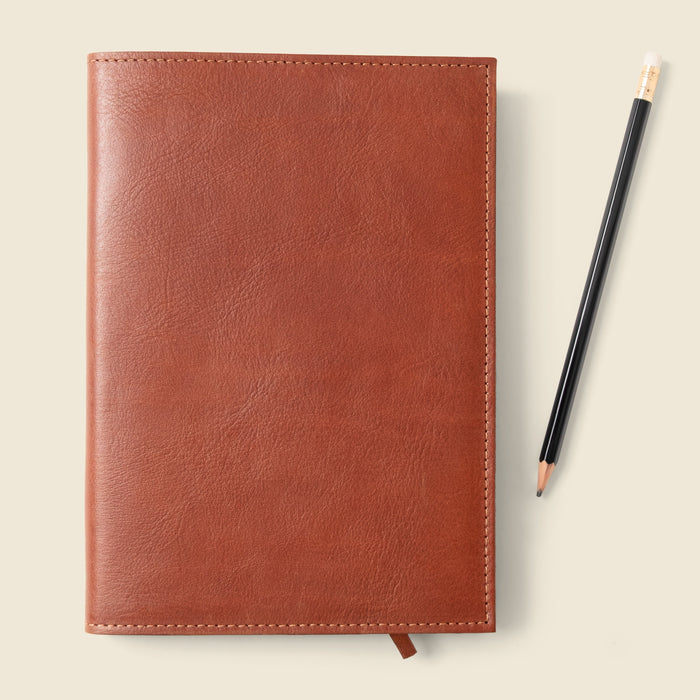 Refillable A5 Leather Notebook Cover – Chocolate by CASUPO
