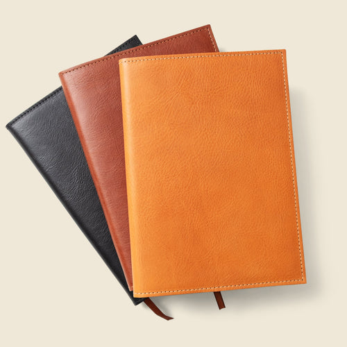 Refillable A5 Leather Notebook Cover – Chocolate by CASUPO