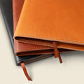 Refillable A5 Leather Notebook Cover – Black by CASUPO