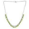 Chrome Diopside Layer Necklace by Fine Color Jewels