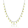 Dainty Layered Peridot Necklace