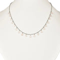 Rose Quartz Layer Necklace by Fine Color Jewels