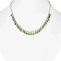 Chrome Diopside Layer Necklace by Fine Color Jewels
