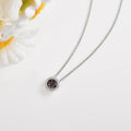 Created Alexandrite Dancing Stone Necklace by Fine Color Jewels