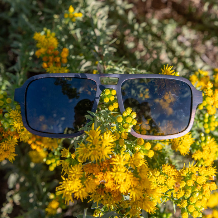 Flyer | Vintage Black | Wooden Sunglasses by TMBR