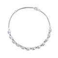 Silver Tanzanite Tennis Bracelet by Fine Color Jewels