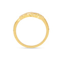 22k Gold Vermeil Diamond and Multi-Gemstone Infinity Heart Ring by Fine Color Jewels