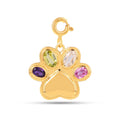 Dog Paw Charm Pendant Only by Fine Color Jewels