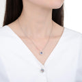 Sapphire Dancing Necklace by Fine Color Jewels