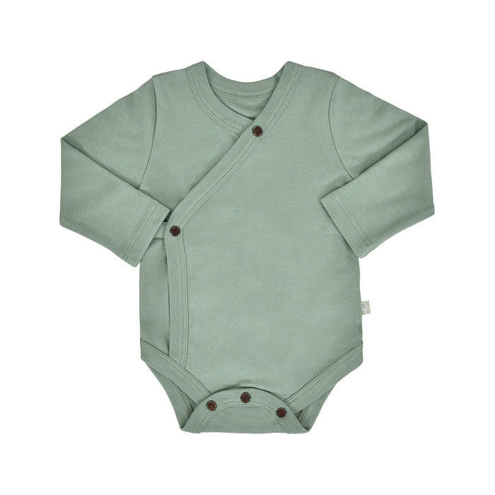 long bodysuit | Basil Green by Finn + Emma