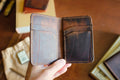 Captain Wallet - Handmade Full-Grain Leather Vertical Wallet | Yarets Leather by Zerodamage Sahara Case LLC