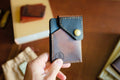Voyager Wallet - Handmade Full-Grain Leather Snap Wallet | Yarets Leather by Zerodamage Sahara Case LLC