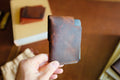 Voyager Wallet - Handmade Full-Grain Leather Snap Wallet | Yarets Leather by Zerodamage Sahara Case LLC