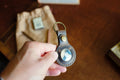 Leather AirTag Key Ring - Apple AirTag, Handmade Full-Grain Leather | Yarets Leather by Zerodamage Sahara Case LLC