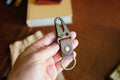 Leather Key Clip N1 - Handmade Full-Grain Leather | Yarets Leather by Zerodamage Sahara Case LLC