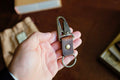 Leather Key Clip N2 - Handmade Full-Grain Leather | Yarets Leather by Zerodamage Sahara Case LLC