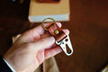 Leather Key Clip N2 - Handmade Full-Grain Leather | Yarets Leather by Zerodamage Sahara Case LLC