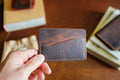 Scout Wallet - Handmade Full-Grain Leather Minimalist Wallet | Yarets Leather by Zerodamage Sahara Case LLC
