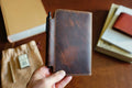 Pathfinder Field Note Case - Handmade Full-Grain Leather | Yarets Leather by Zerodamage Sahara Case LLC